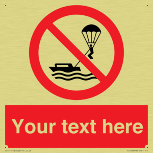 Custom No parasailing